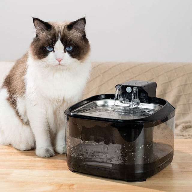 EGNMCR Wireless Pet Water Dispenser 4.5L Capacity 60 Day Battery Runtime Multiple Water Delivery Modes Plastics Water Dispenser