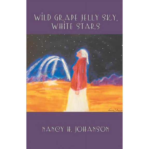 Wild Grape Jelly Sky, White Stars
