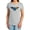 Athletic Heather, variant on Wonder Woman Wonder Woman Tie Dye Logo Women's T Shirt, Athletic Heather, Medium