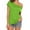 Mint Green, variant on One Shoulder Tops for Women - Ladies Off The Shoulder Blouse Short Sleeve T Shirts Loose Summer Casual Tees (XL, Purple)