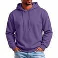 thumbnail image 2 of Bovxnpu Mens Sweatshirts Long Sleeve Hooded Fleece Athletic Pullover Tops, 2 of 9