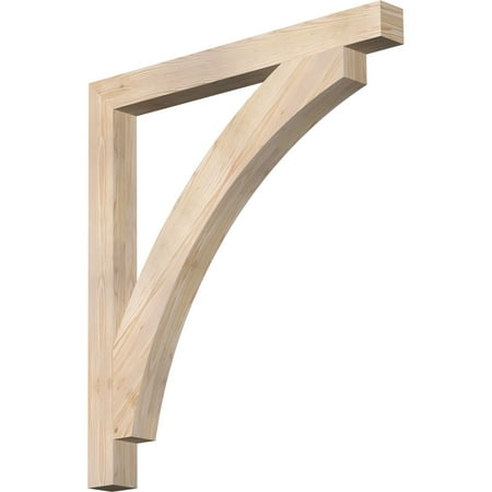 

Ekena Millwork 3 1/2 W x 38 D x 42 H Thorton Block Smooth Bracket Douglas Fir