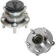 thumbnail image 5 of Detroit Axle - FWD Rear Drilled Brake Rotors Pads + Wheel Hubs Replacement for Hyundai Santa Fe Sport XL - 8pc Set, 5 of 5