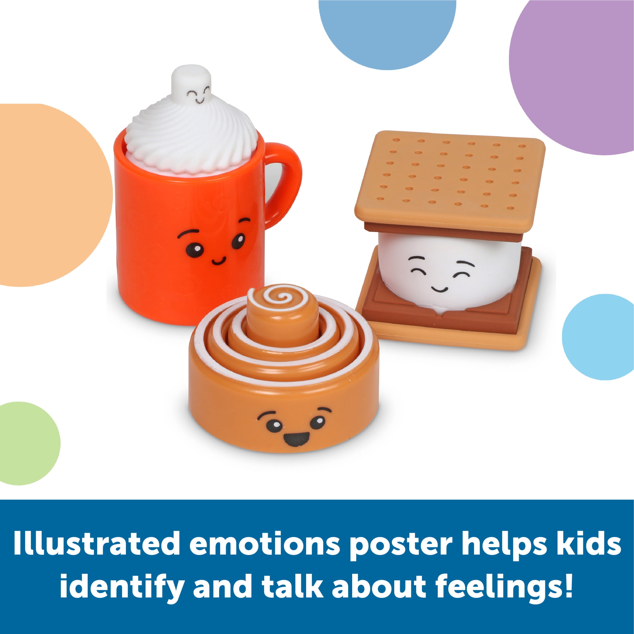 Learning Resources S’mores Break! Sensory Fidget Activity Set ,Social Emotional Learning, Ages 3 +