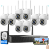 8 Wired Cam with NVR & 500GB hard drive