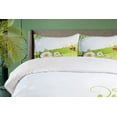 thumbnail image 4 of Ambesonne Nature Duvet Cover Set, Springtime Butterfly Daisy, 2-Calking, Apple Green Multicolor, 4 of 7