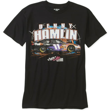 Nascar Big Men's Hamlin Fan Up Short Sleeve Tee, 2XL