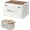 White-30l, variant on Storage Bins | Foldable Outdoor Camping Storage Bins - Garden Tools Box Containers Camping Accessories, Stackable Outdoor Box Garage Organization