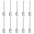 thumbnail image 1 of Unique Bargains 10 Pcs 17G 1 Inch Blunt Tip Dispensing Needle with Lure Lock for Refilling Liquid Inks Adhesives, 1 of 6