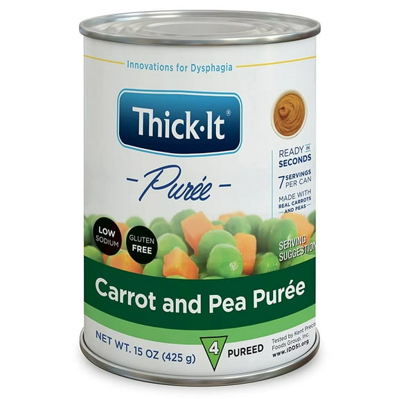 Thick-It Thickened Food Carrot & Pea 15 oz. Can