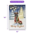 thumbnail image 5 of Merry Christmas Boxer Snowy Winter with Gifts Tree Decorations Garden Flag 12x18in Double Sided Boxers Dog Lover Gifts Idea Outdoor Decor - 12020, 5 of 5