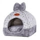 thumbnail image 1 of Suministros para Mascotas Nido Cómodo, Suave y cálido Nido para Mascotas para hámster y Cobaya Nido para Gatos y Perros, Nido cálido Plegable, Gris, L oso de fresa Electrónica, 1 of 5
