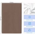 thumbnail image 5 of Pure Brown Kitchen Towels Set of 2, Simple Solid Color Soft Microfiber Dish Towels, Absorbent Quick-Dry Washable Dishcloths for Kitchen Cleaning, Drying Dishes, 18x28 Inches, 5 of 9