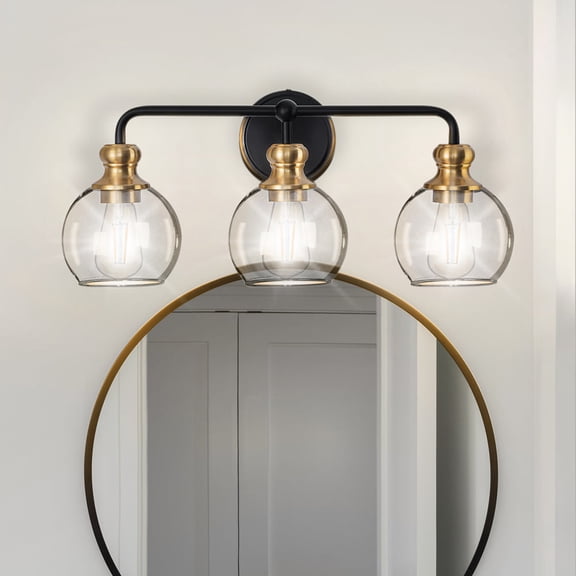 Luxury Modern Farmhouse Bath Light, Matte Black, ULB2410