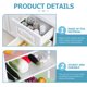thumbnail image 3 of unbranded 16Ud Tapete Para Estantes De Refrigerador Antideslizante Transparente Para Uso En Cocina Y Oficina, 3 of 8