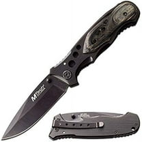 Pocket Folding Knife - Groomsmen Wedding Party Monogrammed (MT-423BGY)