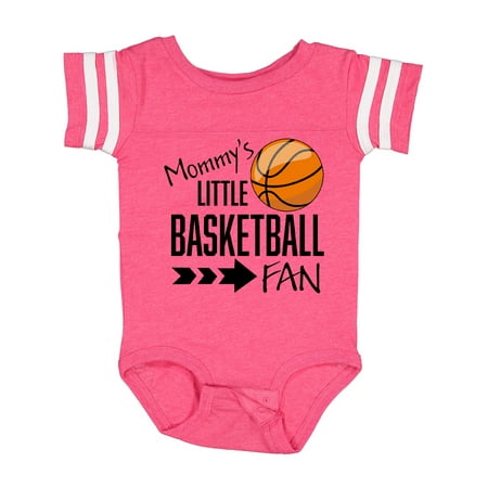 

Inktastic Mommy s Little Basketball Fan Gift Baby Boy or Baby Girl Bodysuit