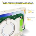 thumbnail image 3 of FJLBDE Case for Lenovo Tab M10 Plus 3rd Gen 2022 10.6 Inch with 360 Kickstand, Shoulder Strap Carrying Protective Cover, Multicolor Green, 3 of 6