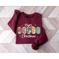 thumbnail image 5 of Merry Christmas Sweatshirt: Womens Holiday Gift, Xmas Shirt, 5 of 5