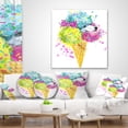 thumbnail image 4 of Designart Cute Colorful Puppy Dog - Animal Throw Pillow - 16x16, 4 of 5