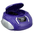 thumbnail image 3 of Proscan PRCD261 CD Boombox with AM/FM Radio, Purple, 3 of 7