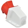 thumbnail image 3 of Red Industrial Outlet,Industrial Outlet PC Brass Surface Mounted Industrial Socket CEE Outlet Streamlined Design, 3 of 14