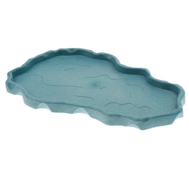 de Comida Agua Comida Accesorios Mascota Tortuga Gecko - Azul, se describe