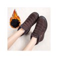 thumbnail image 4 of LUXUR Unisex Winter Slip-on Snow Booties Man Ladies Waterproof Warm Ankle Boots Shoes, 4 of 7