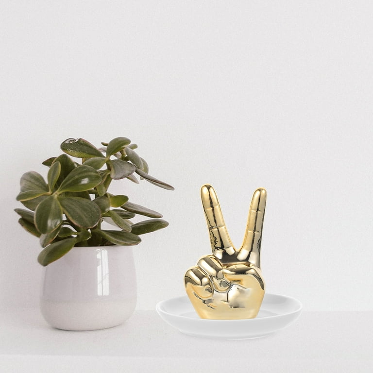 Peace sign ring holder discount