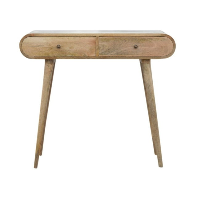 Table Console London en Bois Massif de Style Artisanal