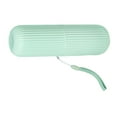 thumbnail image 3 of Travel Toothbrush Cup, Multifunctional Portable Toothbrush Container Case  for Bathroom Pink,Green, 3 of 8