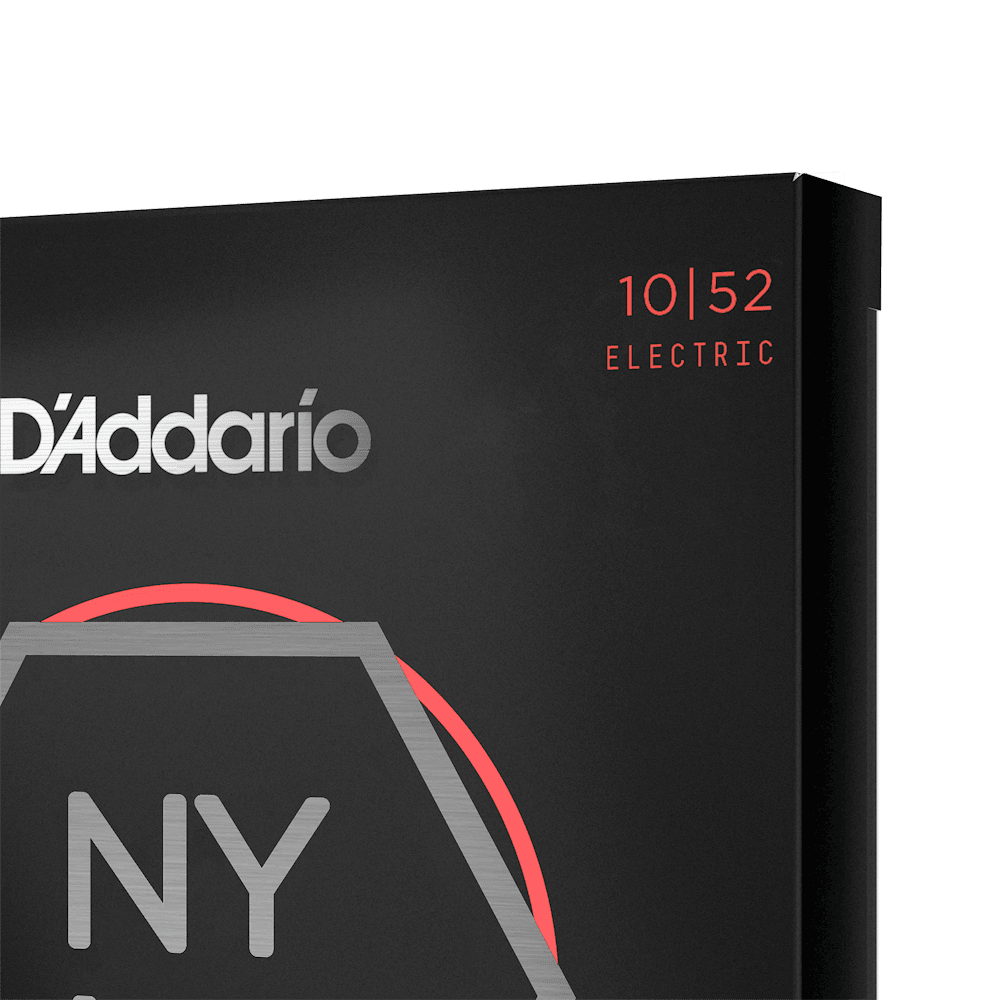 D'Addario NYXL1052-3P Nickel Wound Electric Guitar Strings, Light Top / Heavy Bottom, 10-52, 3 Sets