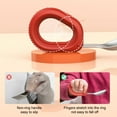 thumbnail image 2 of Baby self-feeding training spoon and fork-BPA-free-cute circle baby training tableware, 2 of 5