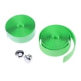 thumbnail image 5 of unbranded 2 Pairs  Handlebar Tape Wrap Road Bike Lightest Bar Ribbon Cork with End Plugs and Self-Adhesive Strips(Green), 5 of 8