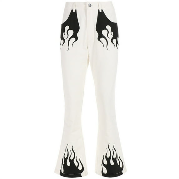 Bigersell Women's Modern Bootcut Pant Full Length Pants Men's Style Casual Tooling Multi-Pocket Fashion Comfortable Trouser Ladies' High- Skinny Pant