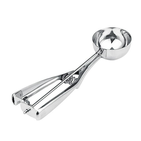 

Jocestyle 1pc Ice Cream Mash Potato Scoop Stainless Steel Spoon Spring Handle (6cm)
