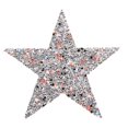 thumbnail image 2 of de Lentejuelas de de de Imitación de Rayo Accesorios Decorativos Etiqueta para Apliques,4 de Elegir 14cm estrellas de perfecl Pegatinas parches de lentejuelas, 2 of 8