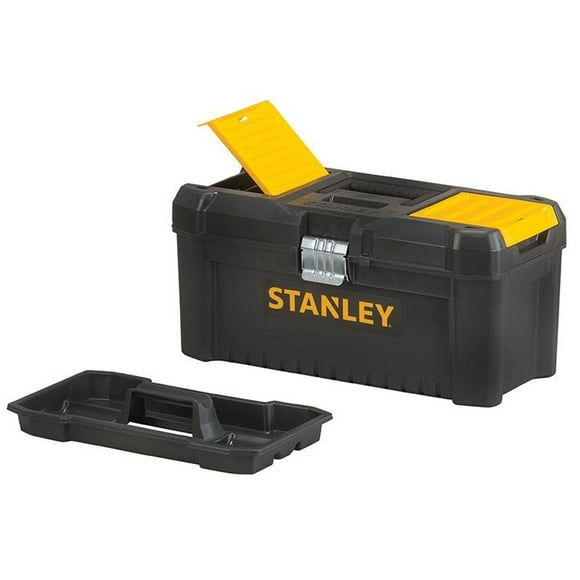 Stanley Hand Tools Basic Toolbox With Organiser Top