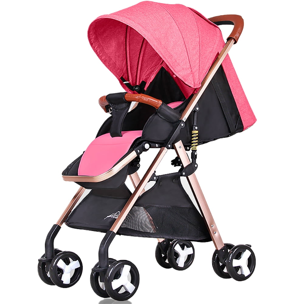 Baby Stroller High View Pram One Step 