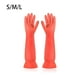 thumbnail image 5 of Guantes de limpieza Yuarrent 1 par manopla de lavado diseño grueso gran sellado antideslizante Cocina y Comedor Naranja/L, 5 of 6