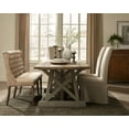 thumbnail image 3 of Orleans Minimalist Linen Slip Covered Parsons Chairs (Set of 2), 3 of 5