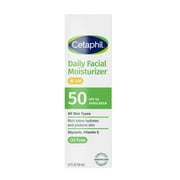 Cetaphil Daily Facial Moisturizer Lotion, Broad Spectrum SPF 50, 1.7 fl oz