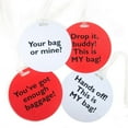 thumbnail image 2 of 12 Luggage Tags Set Suitcase Label Name Address ID Card Bag Baggage Fun Travel, 2 of 6