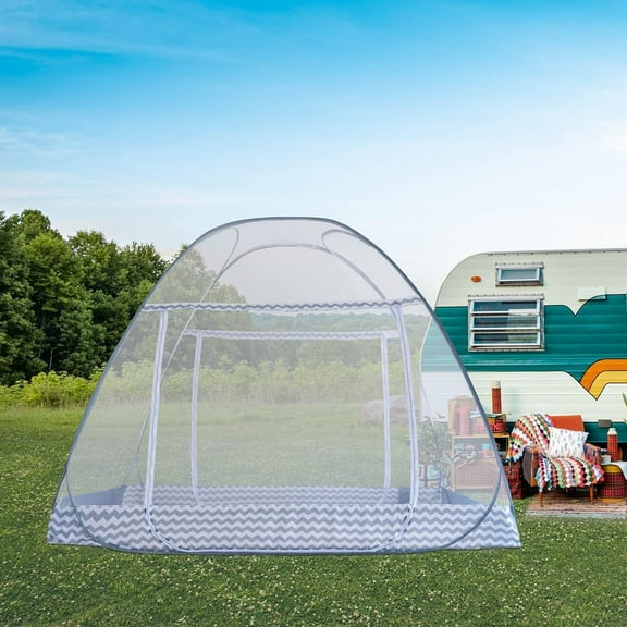 - Mosquito Net Tent for Bed | Full Enclosure Design with -Fine Mesh & Portable Foldable Frame | Indoor/Outdoor Camping, Travel Bed Canopy - Easy Setup & Pack (Twin Size)