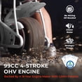 thumbnail image 2 of 99cc 4-Stroke Gas Powered Mini Bike for Teens Ages 13+, Up to 28 MPH, Pull Start, Automatic Clutch, Rear Disc Brake, 145/70-6 Street Tires, 220 lb Capacity, 2 of 8