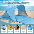 thumbnail image 2 of Carpa de Playa Refugio Solar AugFir para 4 Personas con Tapete Azul, 2 of 8