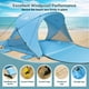 thumbnail image 2 of Carpa de Playa Refugio Solar AugFir para 4 Personas con Tapete Azul, 2 of 8