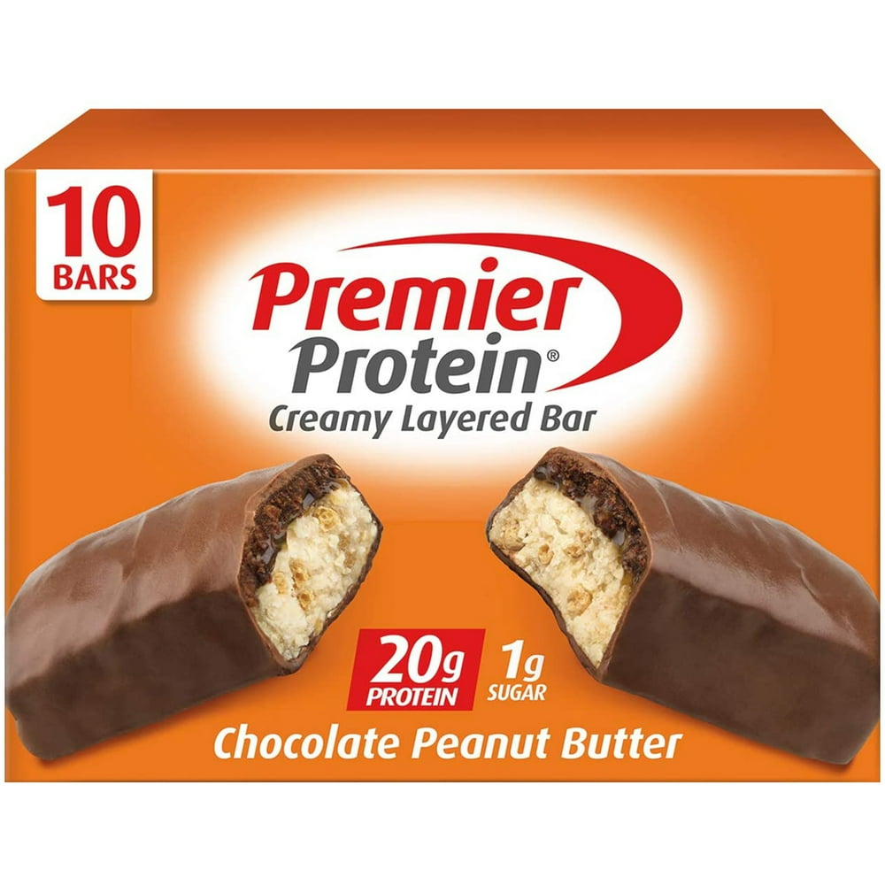 Premier Protein Protein Bar, Chocolate Peanut Butter, 20g Protein, 2.08