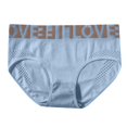 thumbnail image 7 of MEICHEN Solid High Waisted Boxer Briefs for Women Breathable Knitted Sports Panties Fashion Casual Seamless Underwear, 7 of 7