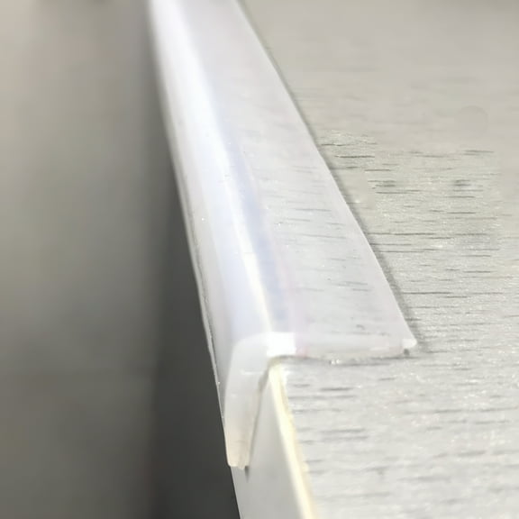 LAMIRO Edge Protector 100% Silicone, Baby Proofing Clear Table Corners Guards, Pre-Taped Adhesive Soft for Kids Proof Safety, Wall Furniture Bumper